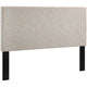 Modway Taylor Full/Queen Upholstered Linen Fabric Headboard Beige