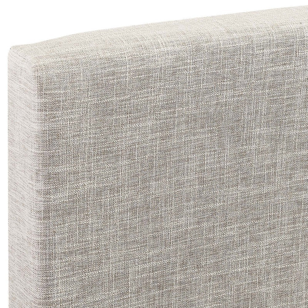 Modway Taylor Full/Queen Upholstered Linen Fabric Headboard Beige