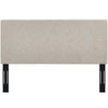 Modway Claire Linen Fabric Upholstered King and California King Headboard in Beige
