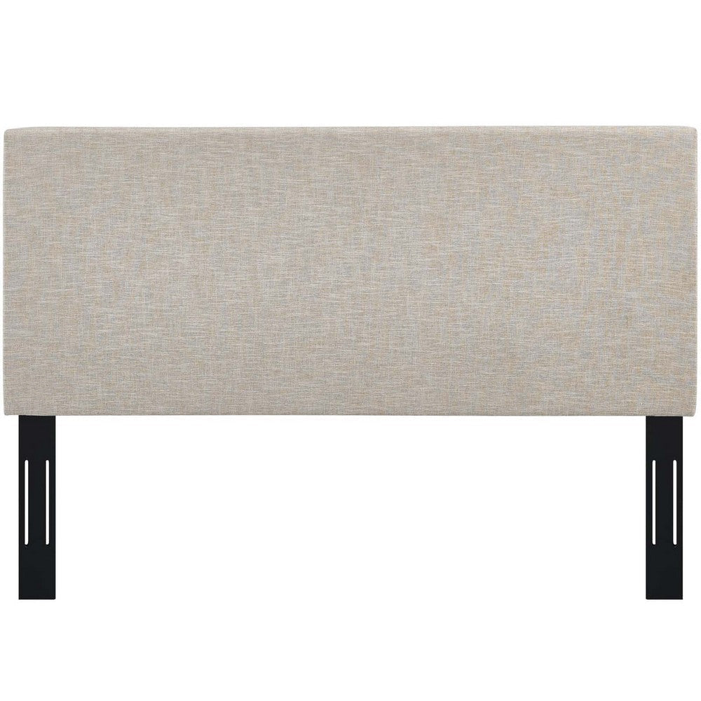 Modway Claire Linen Fabric Upholstered King and California King Headboard in Beige