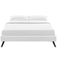 Loryn King Bed Frame with Round Splayed Legs - No Shipping Charges