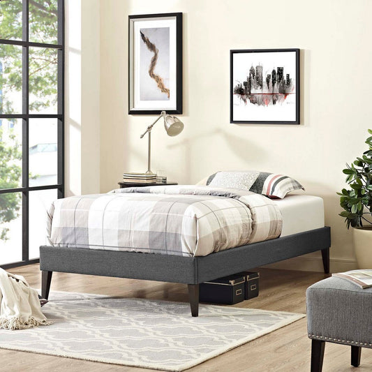 Tessie Twin Bed Frame with Squared Tapered Legs