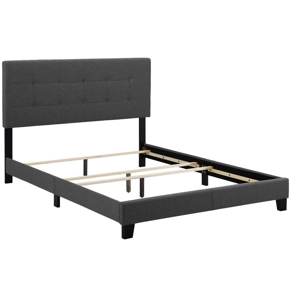 Amira Twin Upholstered Fabric Bed - No Shipping Charges