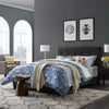 Amira King Upholstered Fabric Bed  - No Shipping Charges
