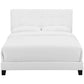 Amira King Upholstered Fabric Bed - No Shipping Charges