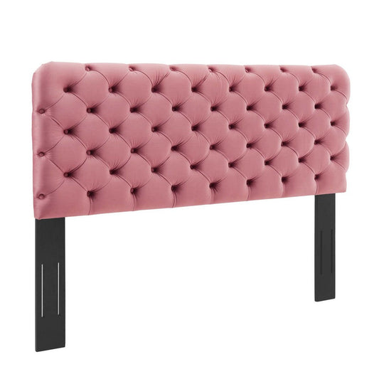 Modway Lizzy Tufted Full/Queen Performance Velvet Headboard |No Shipping Charges