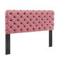 Lizzy Tufted Full/Queen Performance Velvet Headboard  - No Shipping Charges