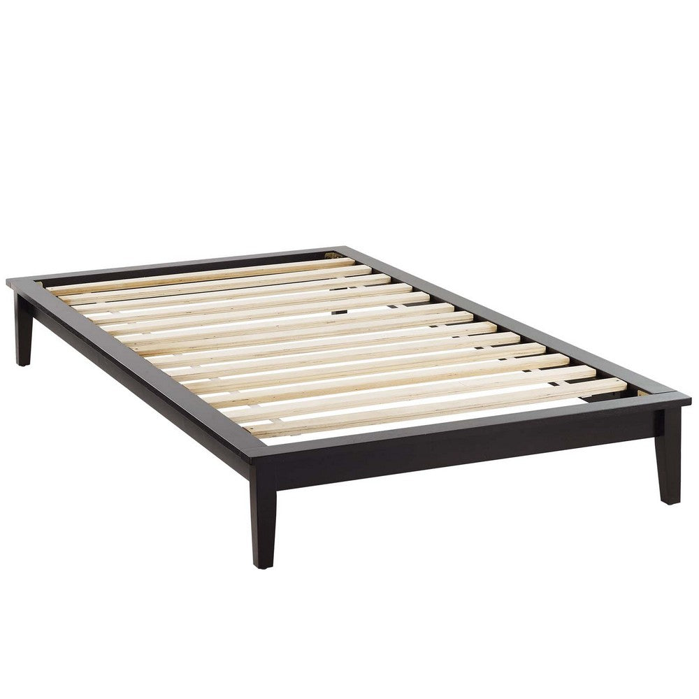 Lodge Wood Twin Platform Bed Frame by Modway| Brown