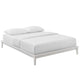 Lodge Wood Full Platform Bed Frame by Modway| White