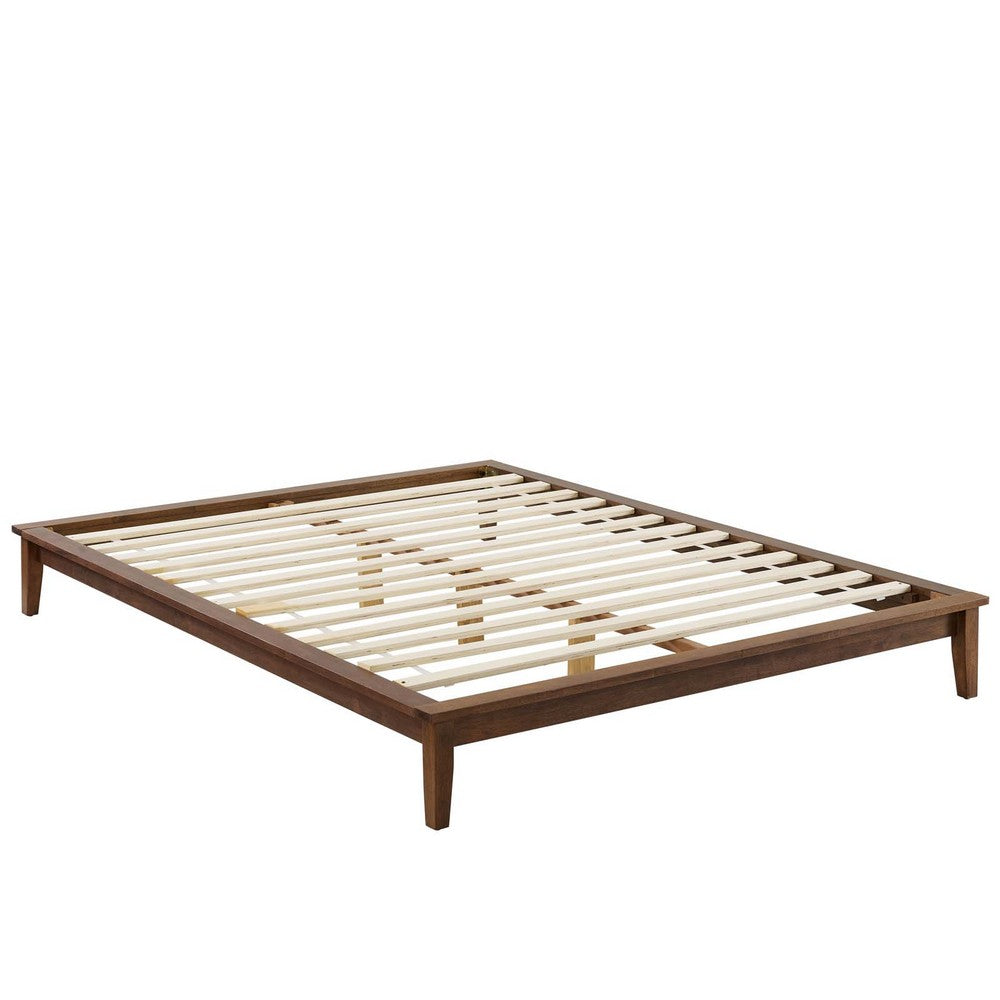 Lodge Wood Queen Platform Bed Frame by Modway| Brown
