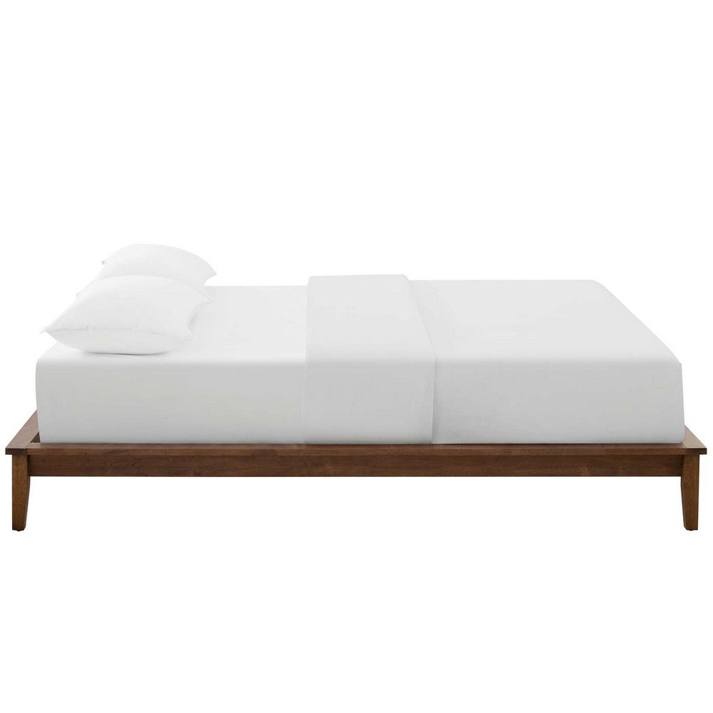 Lodge Wood Queen Platform Bed Frame by Modway| Brown
