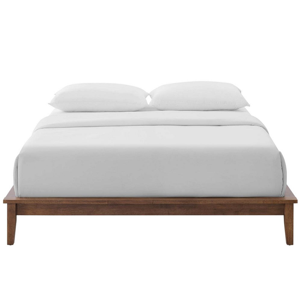 Lodge Wood Queen Platform Bed Frame by Modway| Brown