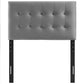 Modway Emily Twin Biscuit Tufted Performance Velvet Headboard By Casagear Home  - No Shipping Charges