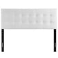 Modway Lily Biscuit Tufted Full Performance Velvet Headboard White MDY-MOD-6119-WHI