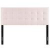 Lily Queen Biscuit Tufted Performance Velvet Headboard - No Shipping Charges