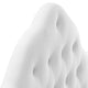 Modway Sovereign Queen Diamond Tufted Performance Velvet Headboard White MDY-MOD-6124-WHI