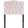 Annabel Twin Diamond Tufted Performance Velvet Headboard - No Shipping Charges