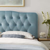 Modway Annabel Diamond Tufted Performance Velvet Queen Headboard in Light Blue MDY-MOD-6129-LBU