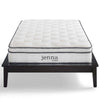 Jenna 8" Innerspring and Foam King Mattress by Modway| White