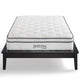Jenna 8" Innerspring and Foam King Mattress by Modway| White