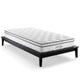 Jenna 8" Innerspring and Foam King Mattress by Modway| White