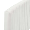 Modway Rebecca Performance Velvet Twin Headboard White MDY-MOD-6140-WHI