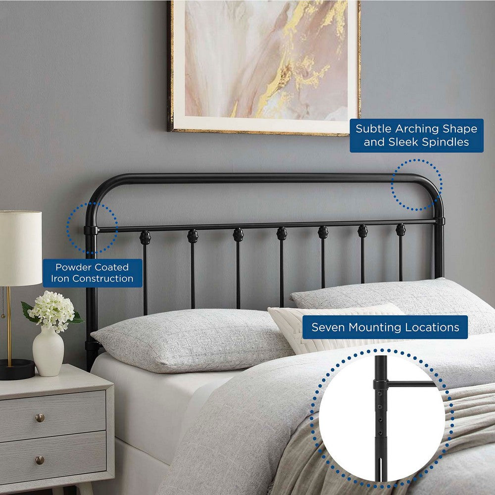 Sage Twin Metal Headboard  - No Shipping Charges