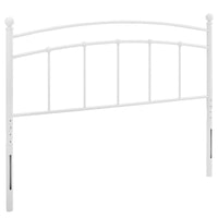 Modway Abigail Queen Metal Headboard in White