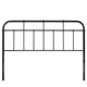 Alessia Twin Metal Headboard - No Shipping Charges MDY-MOD-6160-BLK
