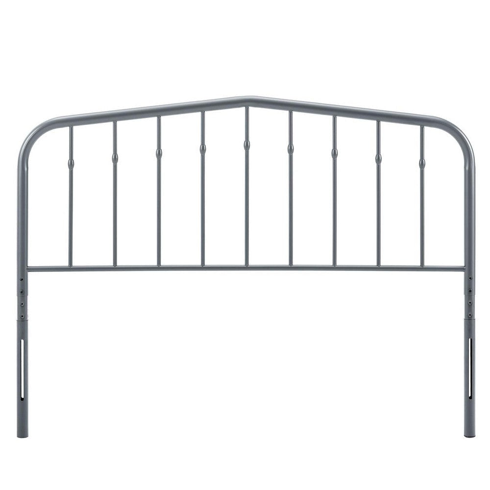 Lennon Full Metal Headboard - No Shipping Charges MDY-MOD-6165-GRY