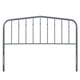 Lennon King Metal Headboard - No Shipping Charges MDY-MOD-6167-BLK