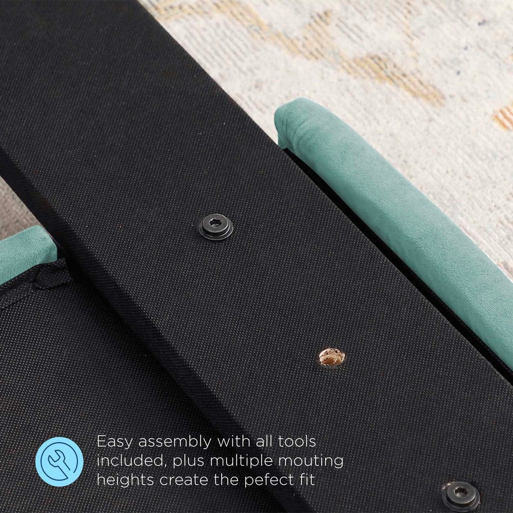 Camilla Channel Tufted Performance Velvet King/California King Headboard by Modway| Green