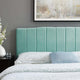 Camilla Channel Tufted Performance Velvet King/California King Headboard by Modway| Green