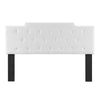 Modway Juliet Tufted Performance Velvet Headboard Full/Queen White MDY-MOD-6185-WHI