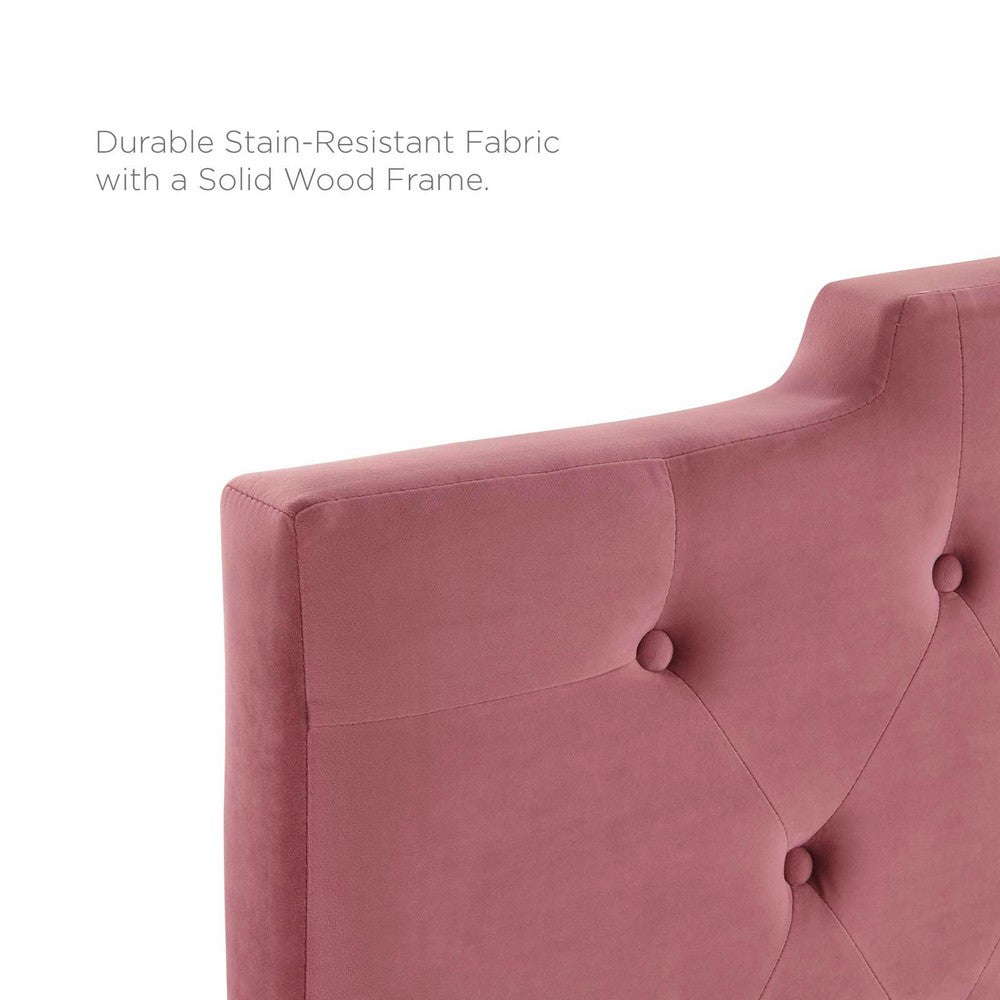 Juliet Tufted Performance Velvet King/California King Headboard by Modway| Red