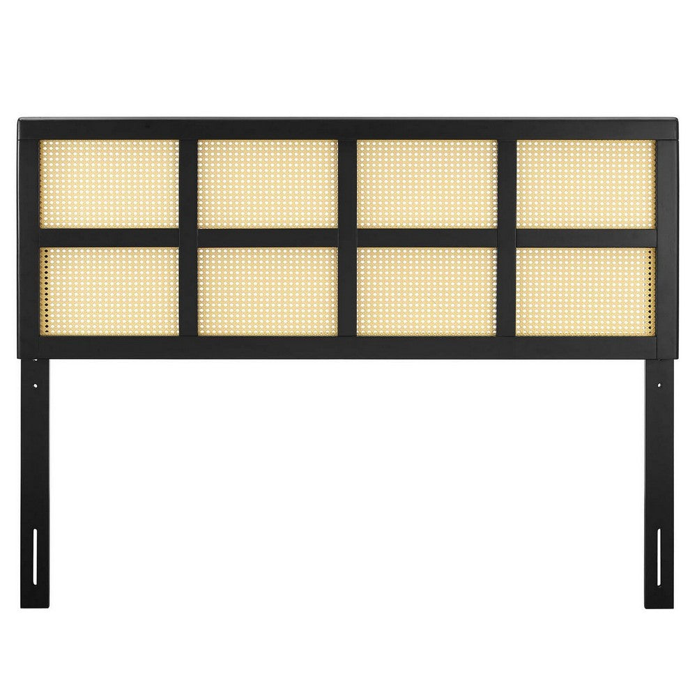 Luana Cane King Headboard by Modway| Black