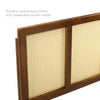 Delmare Cane Full Headboard by Modway| Brown
