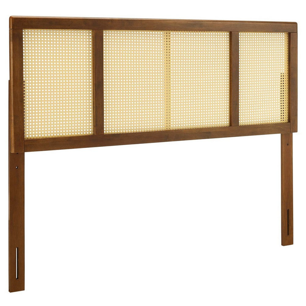 Delmare Cane Full Headboard by Modway| Brown