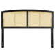 Halcyon Cane Full Headboard by Modway| Black