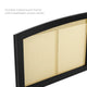 Halcyon Cane Full Headboard by Modway| Black