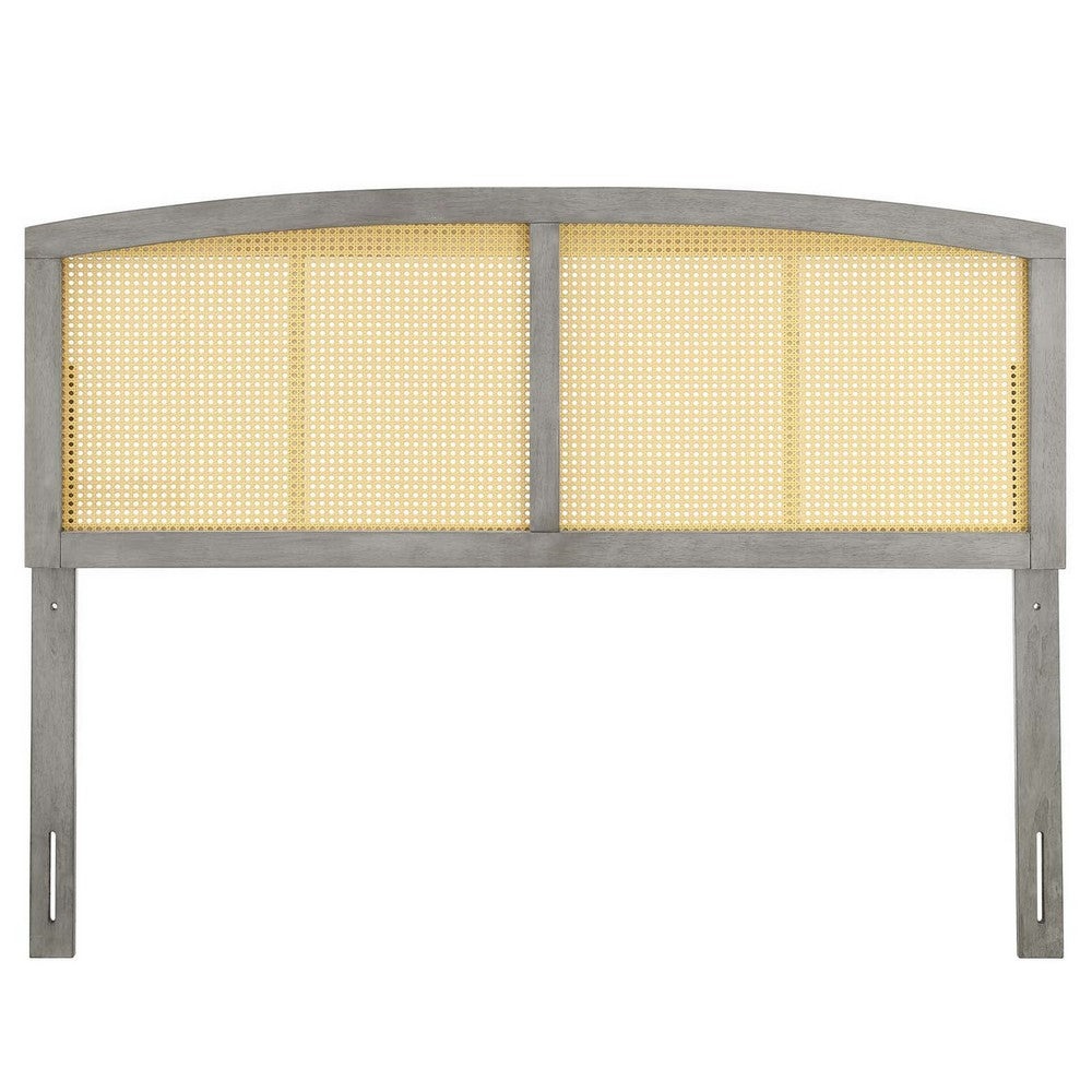 Halcyon Cane Queen Headboard by Modway| Gray