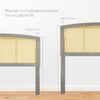 Halcyon Cane Queen Headboard by Modway| Gray
