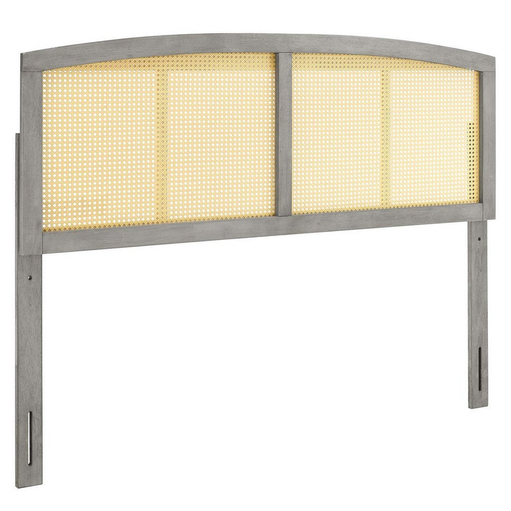Halcyon Cane Queen Headboard by Modway| Gray