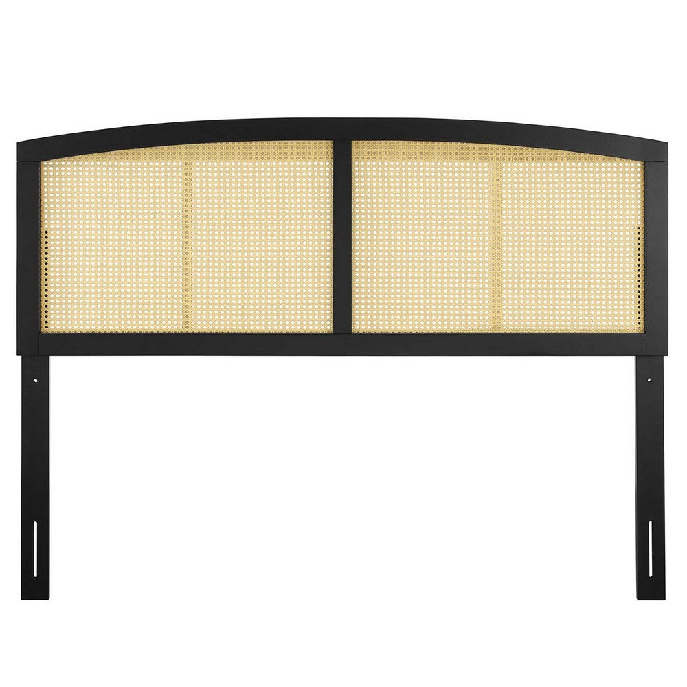 Halcyon Cane King Headboard by Modway| Black