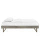 Billie Wood Full Platform Bed Frame by Modway| Gray