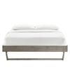 Billie Wood Full Platform Bed Frame by Modway| Gray