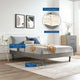 Billie Wood Full Platform Bed Frame by Modway| Gray