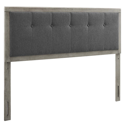 Modway Draper Tufted Full Fabric and Wood Headboard |No Shipping Charges