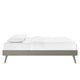 Margo Wood Queen Platform Bed Frame by Modway| Gray