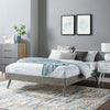 Margo Wood Queen Platform Bed Frame by Modway| Gray